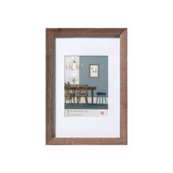 walther+ design EF040N vyměnitelný fotorámeček Formát papíru: 20 x 27 cm ořechová