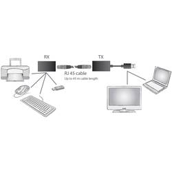 Digitus DA-70139-2 USB 1.1 přes síťový kabel RJ45 45 m