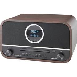 Albrecht DR 790 27790 rádio s CD, DAB+, FM, AUX, Bluetooth, CD, hnědá