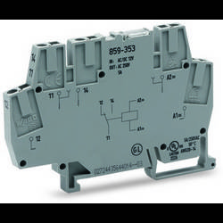 WAGO 859-358 reléová svorkovnice , 230 V/AC, 5 A, 1 přepínací kontakt, 1 ks