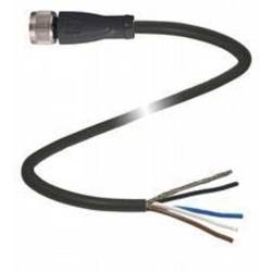Pepperl+Fuchs V1-G-BK10M-PUR-O1S upravený zástrčkový konektor pro senzory - aktory, 240004-100014, piny: 4, 10 m, 1 ks