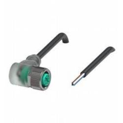 Pepperl+Fuchs V1-W-E8-BK10M-PUR-U upravený zástrčkový konektor pro senzory - aktory, 252994, piny: 4, 10 m, 1 ks