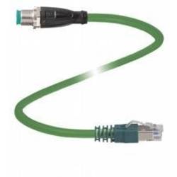 Pepperl+Fuchs V1SD-G-GN2M-PUR-E1S-V45-G upravený zástrčkový konektor pro senzory - aktory, 70134548, piny: 4, 8, 2 m, 1 ks