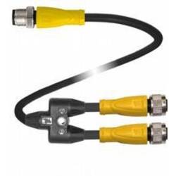 Pepperl+Fuchs V1-G-S-2M-T-0,6M-PUR-A-V1-G rozdělovač a adaptér pro senzory - aktory , 259124, piny: 4, 4, 2 m, 1 ks