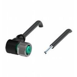 Pepperl+Fuchs V15-W-BK3M-PUR-U upravený zástrčkový konektor pro senzory - aktory, 239999-100026, piny: 5, 3 m, 1 ks
