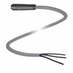 Pepperl+Fuchs V3-GR-20M-PUR upravený zástrčkový konektor pro senzory - aktory, 317128, piny: 3, 20 m, 1 ks