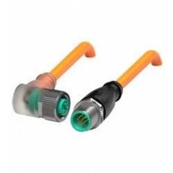 Pepperl+Fuchs V15-W-E8-OR10M-PUR-A1-V15-G upravený zástrčkový konektor pro senzory - aktory, 70137220-100020, piny: 5, 5, 10 m, 1 ks