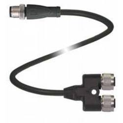 Pepperl+Fuchs V1-G-T-BK5M-PUR-A-V1-G rozdělovač a adaptér pro senzory - aktory , 286755, piny: 4, 4, 5 m, 1 ks