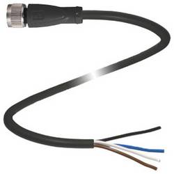 Pepperl+Fuchs V1-G-BK5M-PUR-R1 upravený zástrčkový konektor pro senzory - aktory, 295354, piny: 4, 5 m, 1 ks