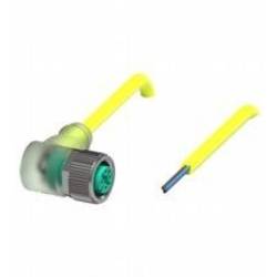 Pepperl+Fuchs V1-W-E0-YE2M-PVC-U upravený zástrčkový konektor pro senzory - aktory, 456415, piny: 3, 2 m, 1 ks