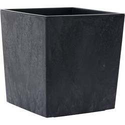 Siena Garden NIZZA STONE LA552-71 Nádoba na rostliny polypropylen betonová optika , černá
