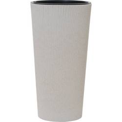 Siena Garden LOCON STRIPE LA875-05 Nádoba na rostliny polypropylen krémová