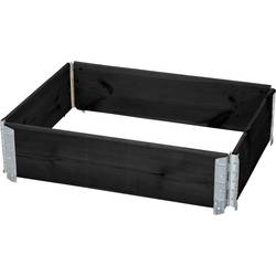 Siena Garden R08001-4BK-GBX Stohovatelný zásobník 80 x 60 x 19,5 cm, černá 1 ks
