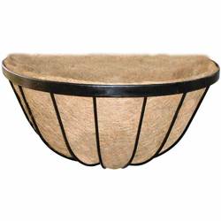 Siena Garden Wrought J58090 Nástěnný košík ocel, Kokos černá, přírodní