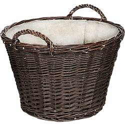 Siena Garden 01015.6/L Proutěný košík s jutou Ø 40 x 27 cm 1 ks