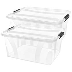 Siena HOME úložný box Anzio transparentní 21 l (š x v x h) 510 x 148 x 385 mm 2 ks