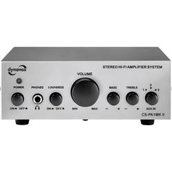 Dynavox stereo zesilovač x stříbrná