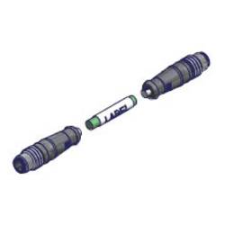 Molex upravený zástrčkový konektor pro senzory - aktory, 1200490457, 1 ks