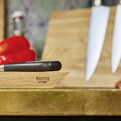 Siena HOME P41795 Krájecí prkénko s rukojetí Brescia 45°, Eiche FSC® 100%