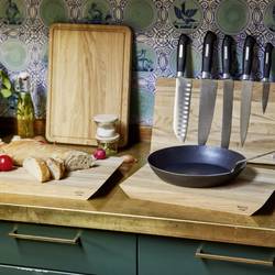 Siena HOME P41795 Krájecí prkénko s rukojetí Brescia 45°, Eiche FSC® 100%