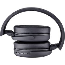 Boompods Headpods ANC sluchátka Over Ear Bluetooth® černá Potlačení hluku regulace hlasitosti, složitelná