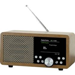 Dynavox 208054 světový radiopřijímač, DAB+, FM, DAB, DAB+, Bluetooth, SD, USB, hnědá