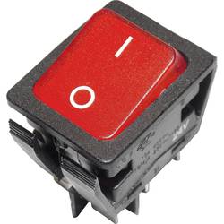 kolébkový spínač s aretací Arcolectric (Bulgin Ltd.) C6057ALFAB, 24 V DC/AC, 16 A, 2x vyp/zap, N/A, 1 ks