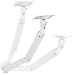 One For All Solid Single white držák na stůl pro monitor 33 cm (13) - 88,9 cm (35) bílá nastavitelná výška, Sklopný + otočný, nakláněcí