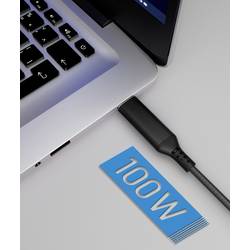 Smrter Kabel USB-C USB 2.0 USB-C ® zástrčka, USB-C ® zástrčka 0.40 m antracitová s funkcí OTG, kulatý, látkový potah SMRTER_SPEEDY100_S_AT