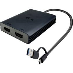 i-tec USB adaptér [1x USB-C®, USB A - 2x HDMI®] I-TEC USB-A/USB-C Dual 4K HDMI VideoAda. 0.27 m