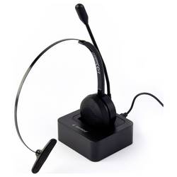 Gembird BTHS-M-01 Sluchátka On Ear Bluetooth® mono černá Potlačení hluku Vypnutí zvuku mikrofonu telefon