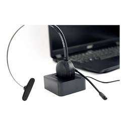 Gembird BTHS-M-01 Sluchátka On Ear Bluetooth® mono černá Potlačení hluku Vypnutí zvuku mikrofonu telefon