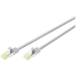 Digitus DK-1644-A-030CL RJ45 síťové kabely, propojovací kabely CAT 6A S/FTP 3.00 m šedá stíněný, bez halogenů, dvoužilový stíněný 1 ks