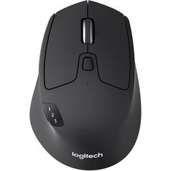 Logitech M720 Triathlon myš Bluetooth®, bezdrátový optická černá 8 tlačítko 1000 dpi