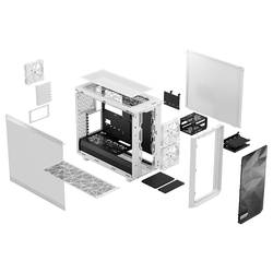Fractal Design Meshify 2 Lite tower PC skříň bílá boční okno