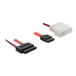 Delock pevný disk kabel 0.3 m červená