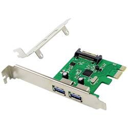 Conceptronic EMRICK 2-Port USB 3.2 Gen 2 PCI-Express-Karte karta PCI-Express USB 3.2 (Gen 1x1) PCIe