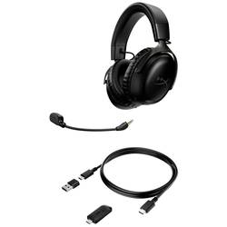 HyperX Cloud III WL BLK GAM HS Sluchátka Over Ear bezdrátová, 77Z45AA, stereo, černá