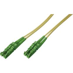 Digitus AL-9E2000-01I optické vlákno optické vlákno kabel [1x zástrčka E2000®/APC 8° - 1x zástrčka E2000®/APC 8°] 9/125 µ Singlemode OS2 1.00 m