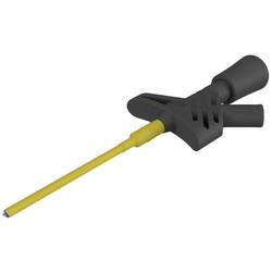 SKS Hirschmann KLEPS 1600 sw bezpečnostní krokosvorka, konektor 2 mm, CAT II, černá