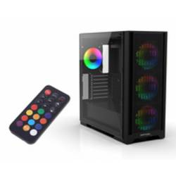 INCA EMG-15XB midi tower PC skříň černá