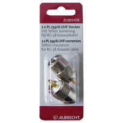 Albrecht PL konektor PL259/6 Zweier-Blisterset 50120