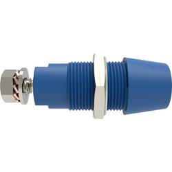 Schützinger DI SAB 9430 Ni / BL bezpečnostní montážní zásuvka 4 mm Rovná modrá 1 ks