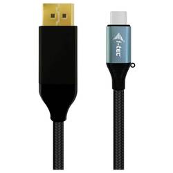 i-tec kabel USB-C ® zástrčka, Konektor DisplayPort 1.5 m černá C31CBLDP60HZ Kabel pro displeje USB-C®