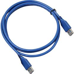 Radxa RockPi_USB3.0_TypeA-A datový a napájecí kabel Rock Pi [1x USB 3.0 zástrčka A - 1x USB 3.0 zástrčka A] 1.50 m modrá datový/proudový kabel