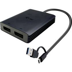 i-tec USB adaptér [1x USB-C®, USB A - 2x DisplayPort] I-TEC USB-A/USB-C Dual 4K DP Video Ada.