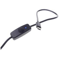 Radxa RockPi_USB-AtoC_SW Napájecí kabel [1x USB 2.0 zástrčka A - 1x USB-C® zástrčka] 1.50 m černá vč. vypínače