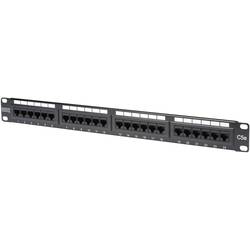 Digitus DN-91524U 24 portů síťový patch panel 483 mm (19) CAT 5e 1 U černá neosazený