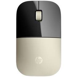 HP Z3700 optická drátová myš, bezdrátový, 3 tlačítko, 1200 dpi, černá, zlatá