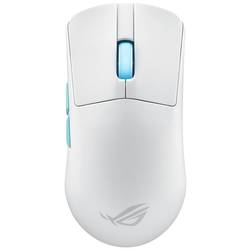 Asus ROG Harpe Ace Aim Lab Edition White optická herní myš, přenos bezdrátový, Bluetooth®, USB, 4 tlačítko, 36000 dpi, bílá